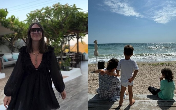 Adela Popescu și Radu Vâlcan, vacanță de vis în Grecia. Călătoresc peste tot cu cei trei copii