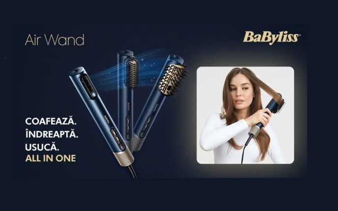 BaByliss a lansat Air Wand 3 în 1: o soluție revoluționară care coafează, fără a expune părul la temperaturi ridicate