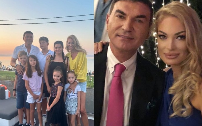 Cristi Borcea alături de toți cei 9 copii. Cea mai mare bogăție a lui într-o singură imagine