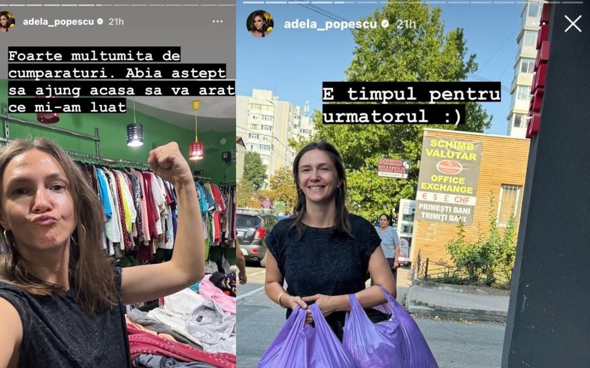 Adela Popescu face cumpărături de la second hand. Vezi ce și-a luat vedeta