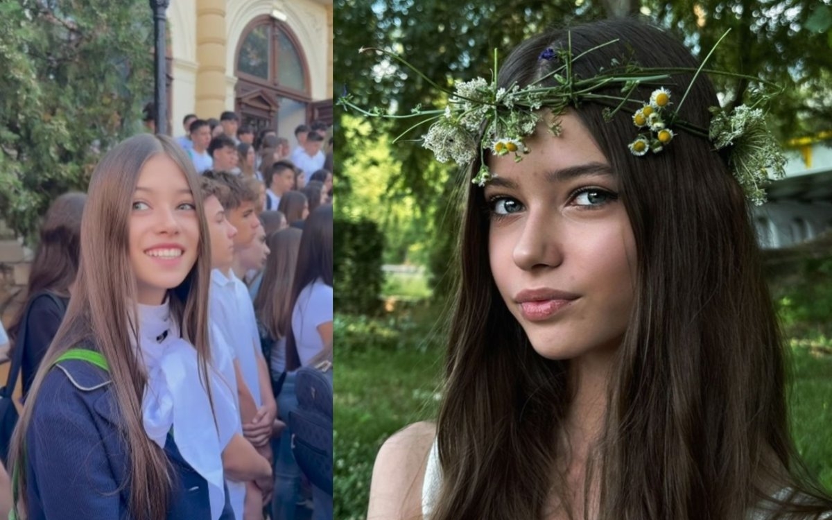 Fiica Iuliei Albu, elevă de liceu. Ce frumoasă a fost Mikaela în prima zi de școală