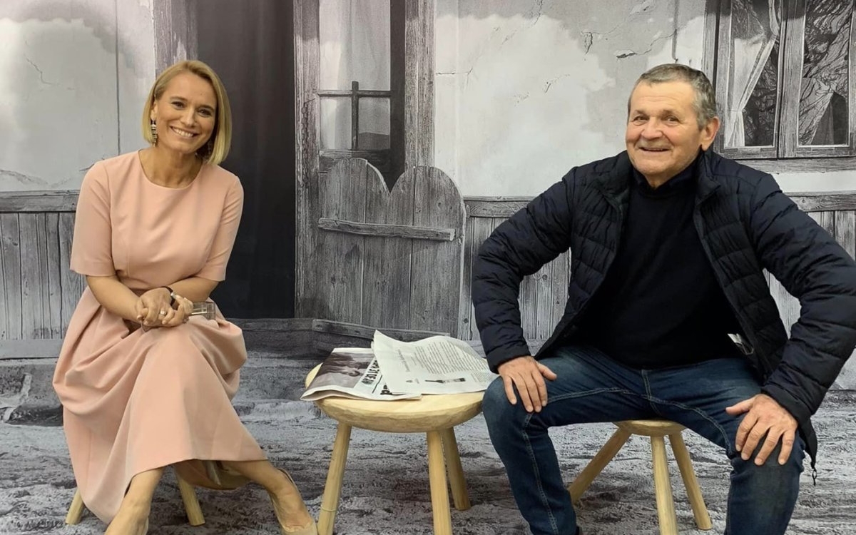 Ce bine se ține tatăl Andreei Esca. Are aproape 90 de ani, dar se menține activ și într-o formă de zile mari