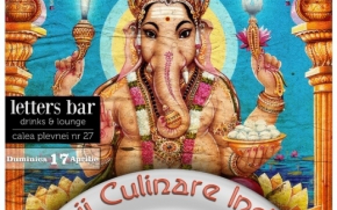 Delicii culinare indiene in weekend la Letters Bar