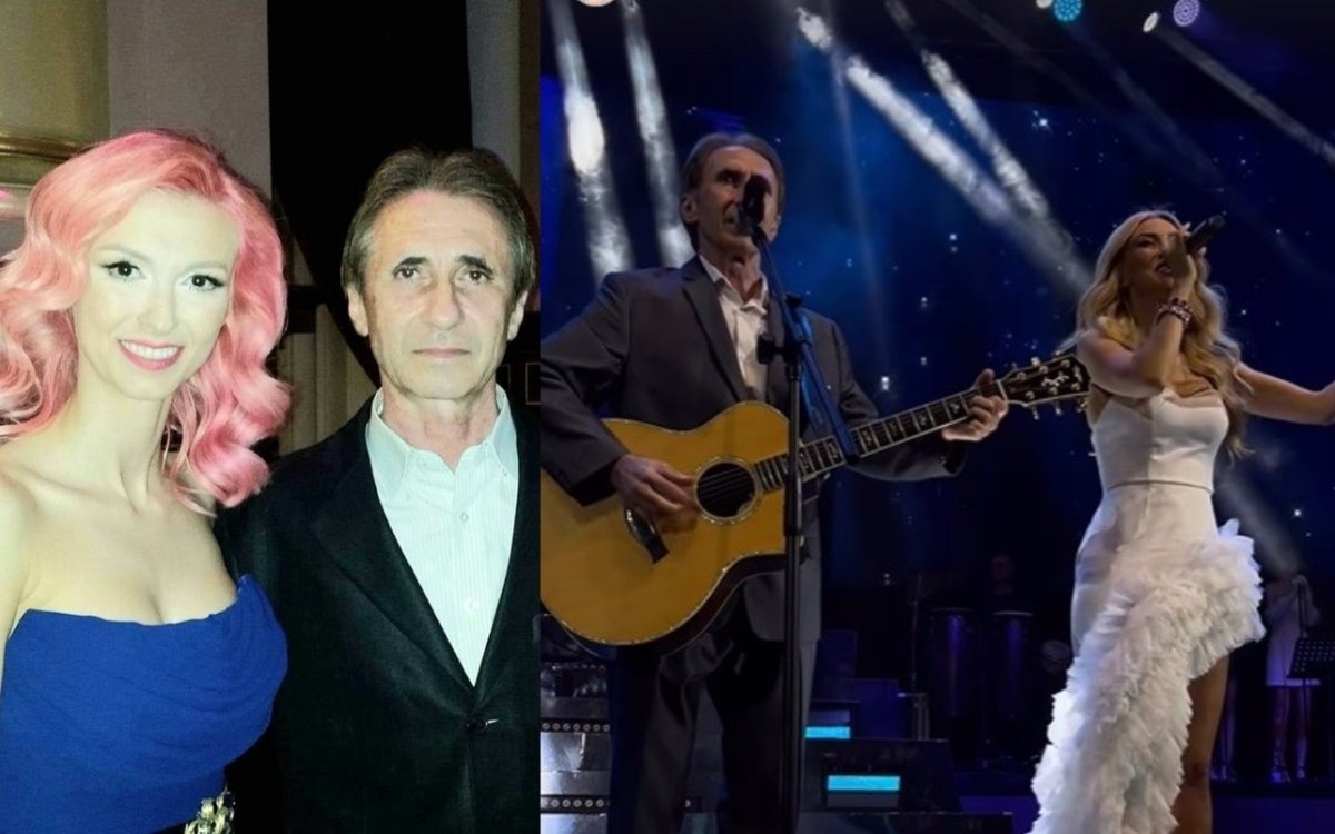 Andreea Bălan a făcut pace cu tatăl ei. Săndel Bălan a fost invitatul ei special pe scena de la Sala Palatului