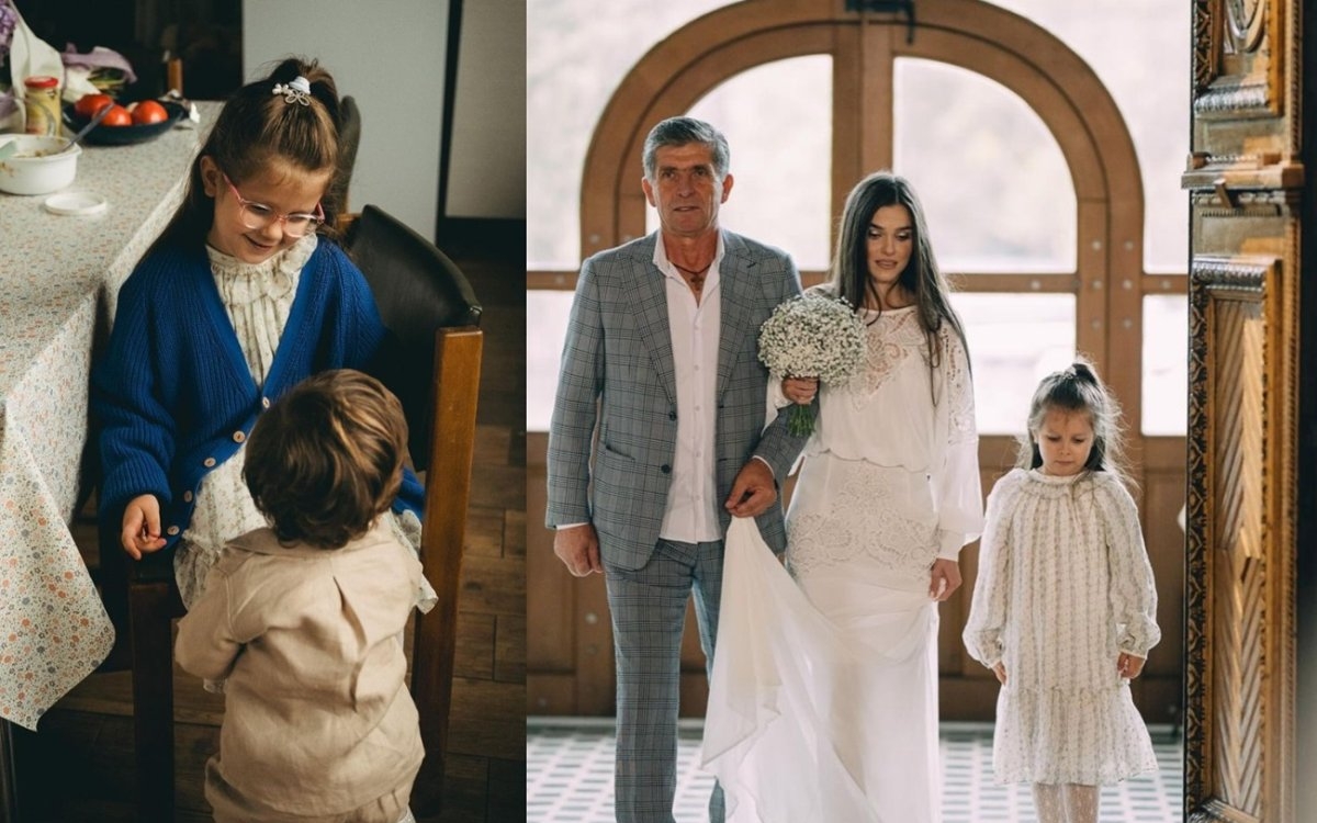 Smaranda, fetița lui Codin Maticiuc, a fost domnișoară de onoare la nunta lui Theo Rose