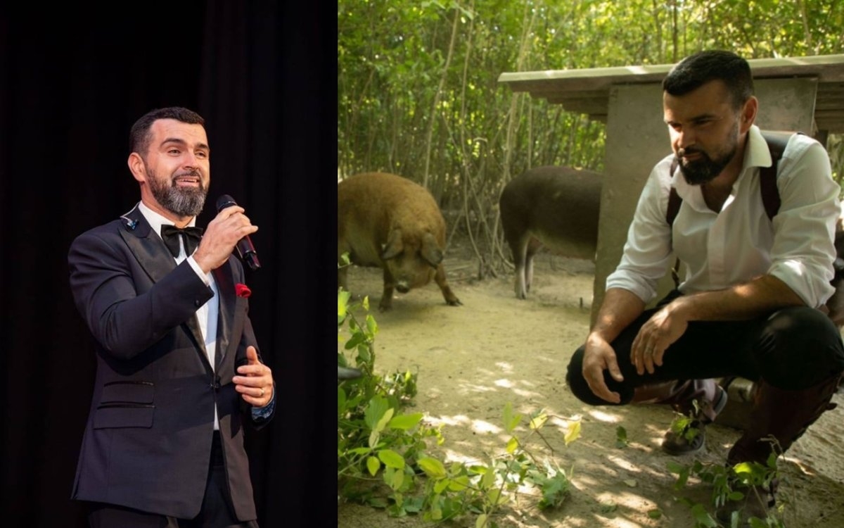 Tenorul Vlad Miriță a pus muzica pe plan secundar și are grijă de ferma familiei. Cu cât vinde un porc pentru Crăciun