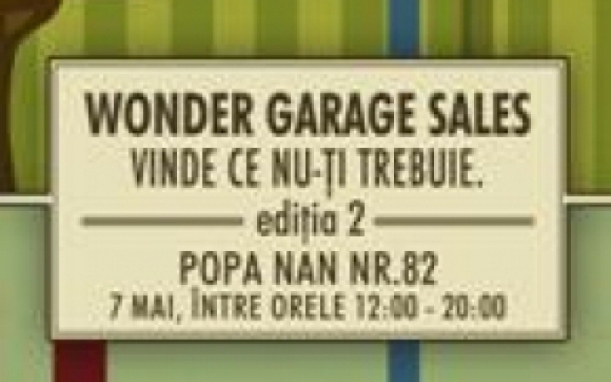 Valorizeaza-ti hainele vechi la Wonder Garage Sale - editia a doua