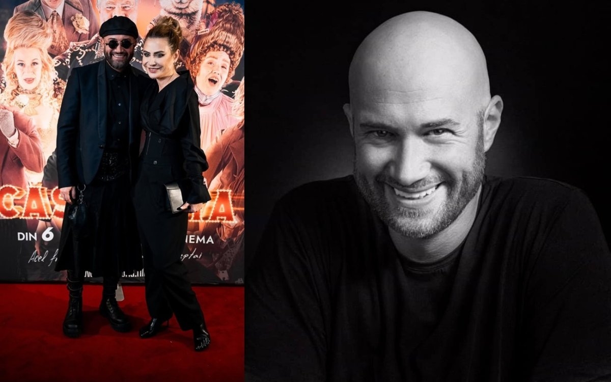 Mihai Bendeac nu a mai ținut cont de nimic și a sărbătorit aparte premiera filmului său. A oprit mașinile pe stradă, la patru dimineața, îmbrăcat în fustă