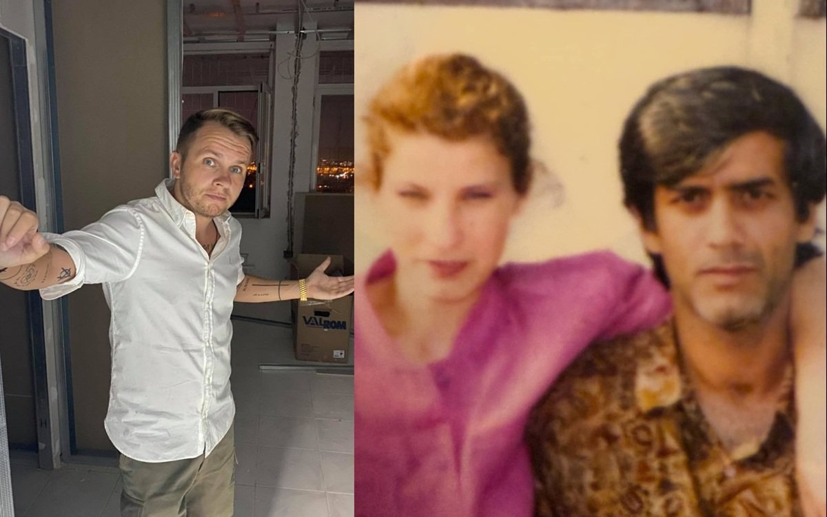 Imagine rară cu socrii lui Codin Maticiuc. Doamna Pandeli este florărească la 1 Mai