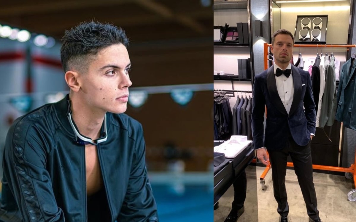 "S-au unit legendele"! Cum s-a pozat David Popovici cu Sebastian Stan și ce detaliu a ieșit în evidență