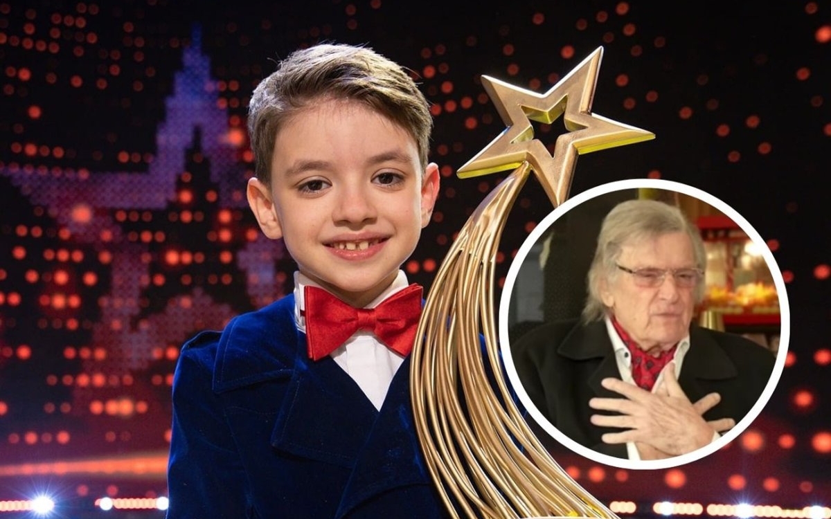 Ce mesaj emoționant i-a transmis Rareș Prisacariu, câștigătorul Românii au talent, marelui Florin Piersic. O imagine cât o mie de cuvinte!