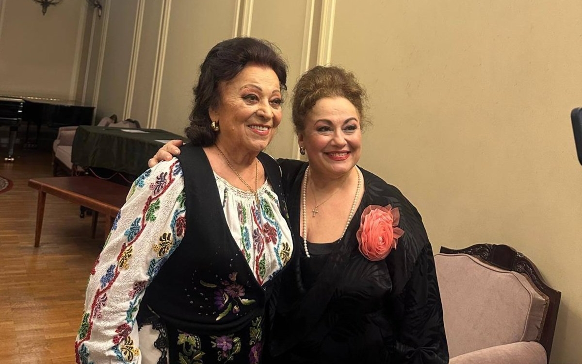 Maria Ciobanu și fiica ei, Leontina Văduva, au avut parte de o revedere extrem de emoționantă la Ateneul Român. Soprana a lăcrimat când și-a văzut mama