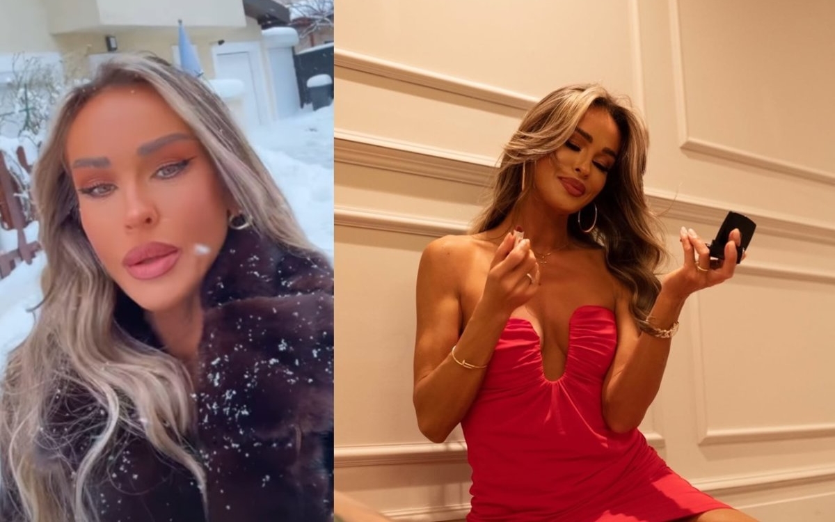 Diana Munteanu a încins rețelele sociale în plină iarnă. Ce imagini a postat în costum de baie, în zăpadă