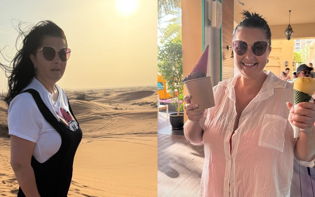 Gabriela Cristea a ajuns ținta glumelor răutăcioase în online după ce a postat o imagine modificată din Dubai. „Așa se ard kilogramele"