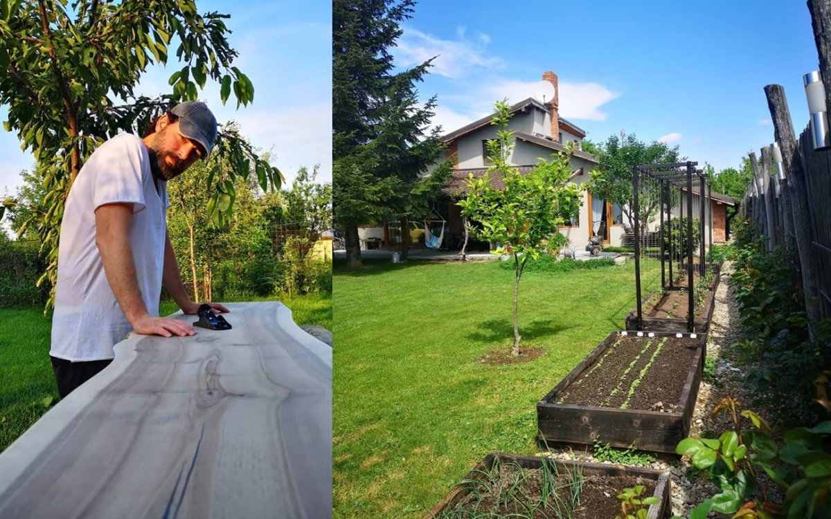Cum arată casa de la țară a lui Dan Bordeianu. Are un mic colț de Rai la Brănești, de care se ocupă personal