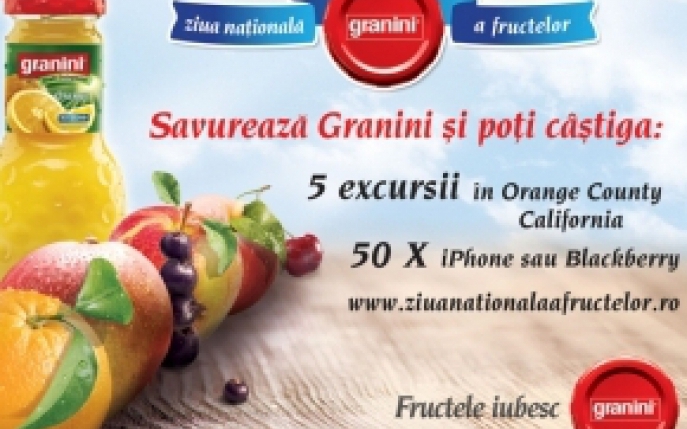 Granini sarbatoreste Ziua Nationala a Fructelor