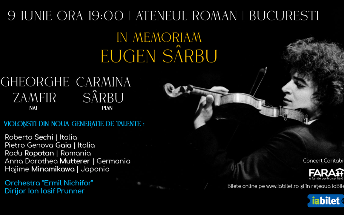 Concert Caritabil In Memoriam EUGEN SÂRBU