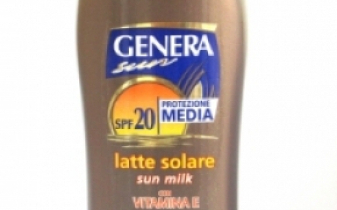 Descopera noul lapte de corp Genera Latte Solare SPF 20!