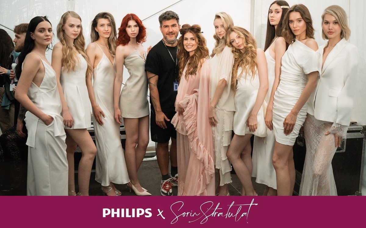 Defilare inedită de coafuri semnate de Sorin Stratulat, cu sprijinul Philips, la Romanian Creative Week