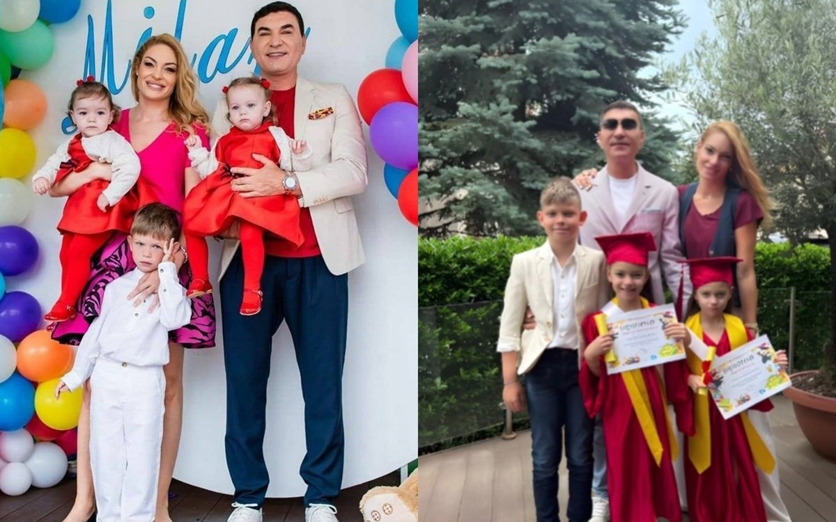 Emotii uriașe pentru Valentina Pelinel și Cristi Borcea. Gemenele lor au terminat gradinița
