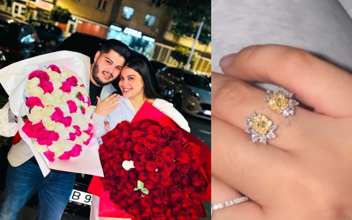 Noul iubit al lui Betty Salam i-a pus inelul pe deget, la o lună de când ea a divorțat. "Mulțumesc, iubirea mea"