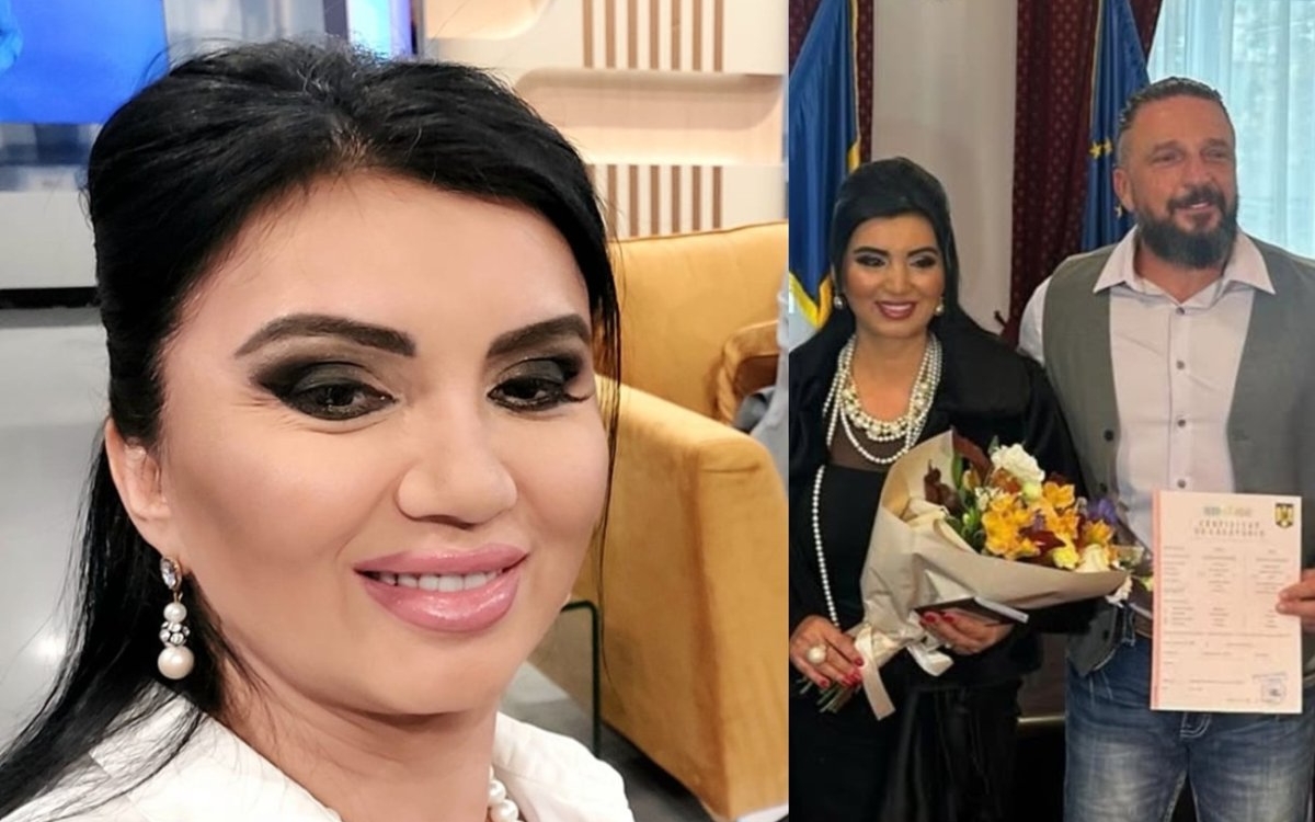 Adriana Bahmuțeanu s-a măritat pentru a 7-a oară, deși este în doliu după moartea mamei sale. Cum a apărut la starea civilă