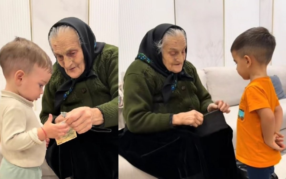 Vlăduța Lupău și-a făcut fanii să plângă! A postat un videoclip emoționant cu străbunica băieților ei: „Și la voi când vin străbunicii vă dau cadou?”