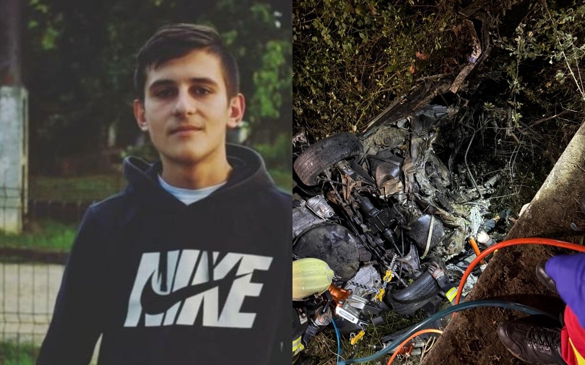 Lucian, un tânăr de 23 de ani a murit într-un tragic accident rutier în Satu Mare. Mașina lui s-a rupt în două la momentul impactului