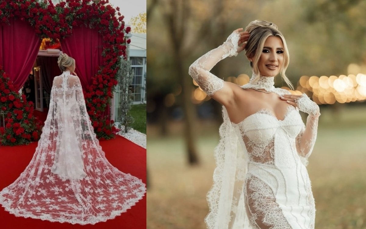 Cât a costat rochia de mireasă a Claudiei Puican. A scos din buzunar o mică avere ca să strălucească în ziua cea mare