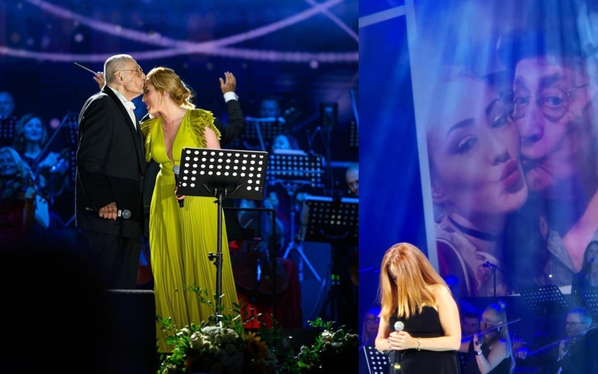 Nidia Moculescu a urcat pe scenă la câteva zile de la moartea tatălui. I-a dedicat o melodie extrem de emoționantă, pe care maestrul nu a mai apucat să o asculte
