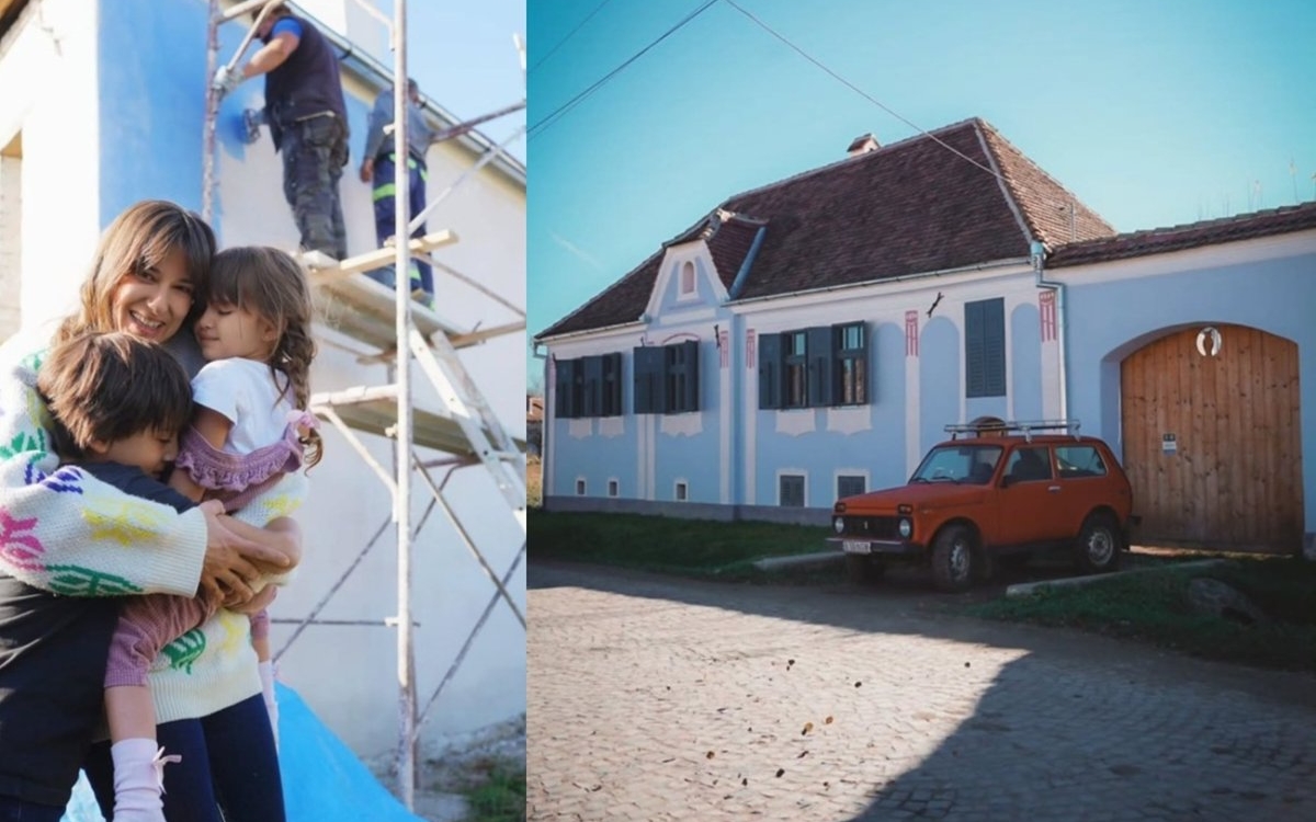 Dana Rogoz a terminat de renovat casa de la Viscri. Imagini cu casa de vacanță