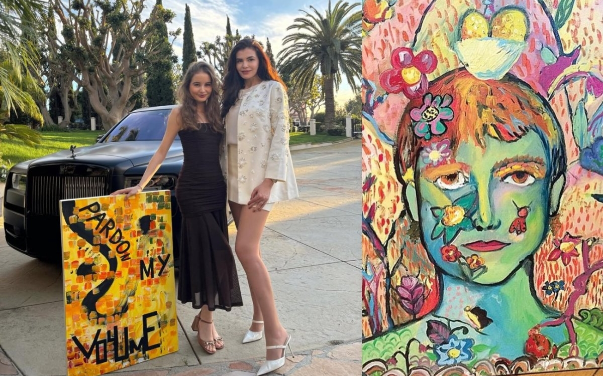 Irina Columbeanu a dat lovitura pe plan financiar. Ce sumă uriașă a primit pentru un tablou pictat de ea la 8 ani