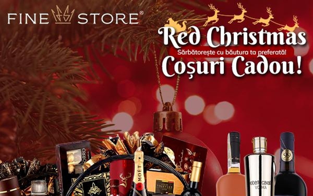 Răsfață-i cu stil pe cei dragi de sărbători! FineStore, sursa ta de inspirație pentru cadouri elegante și băuturi premium de Crăciun