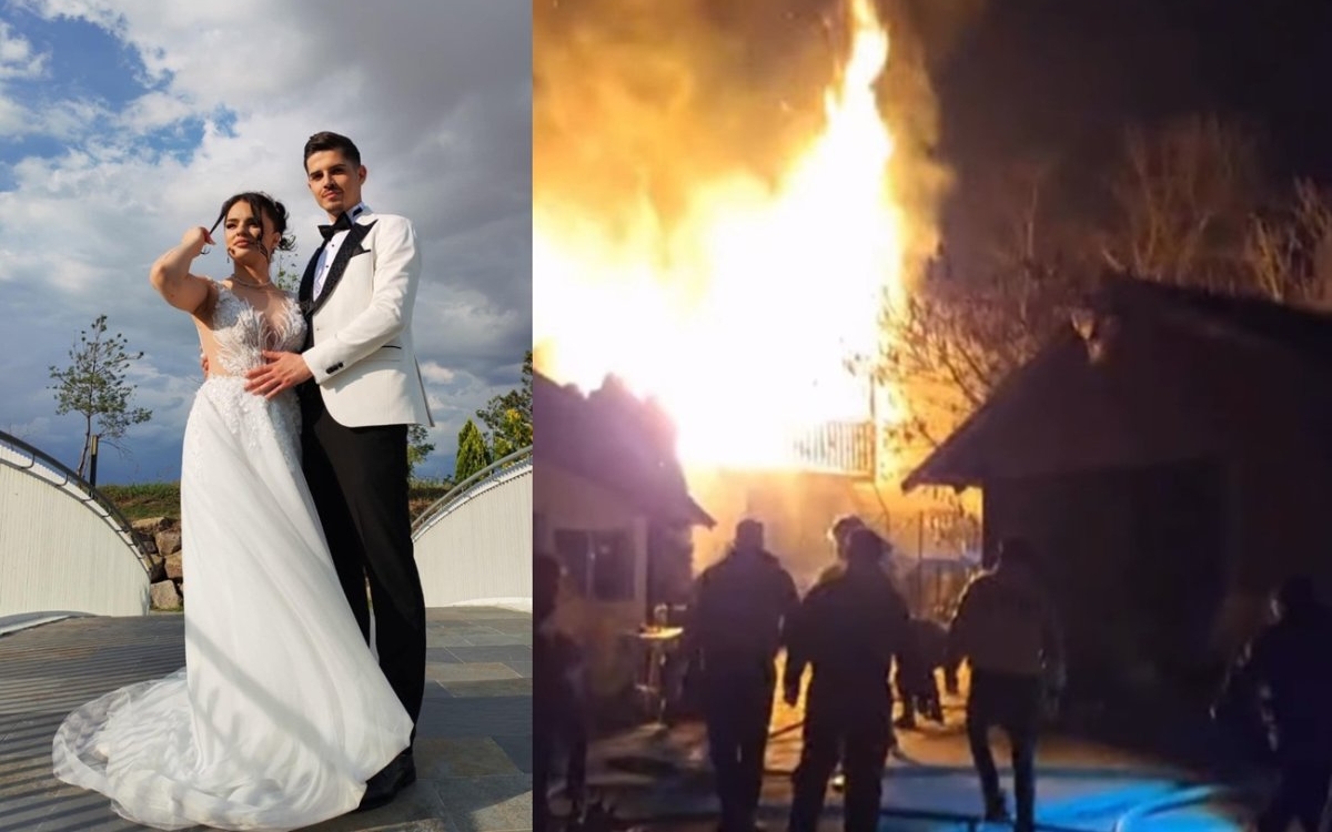 Clipe de coșmar pentru Mihaela și Ștefan de la Mireasa. Casa lor a ars din temelii, au făcut apel public să fie ajutați după ce au rămas fără nimic