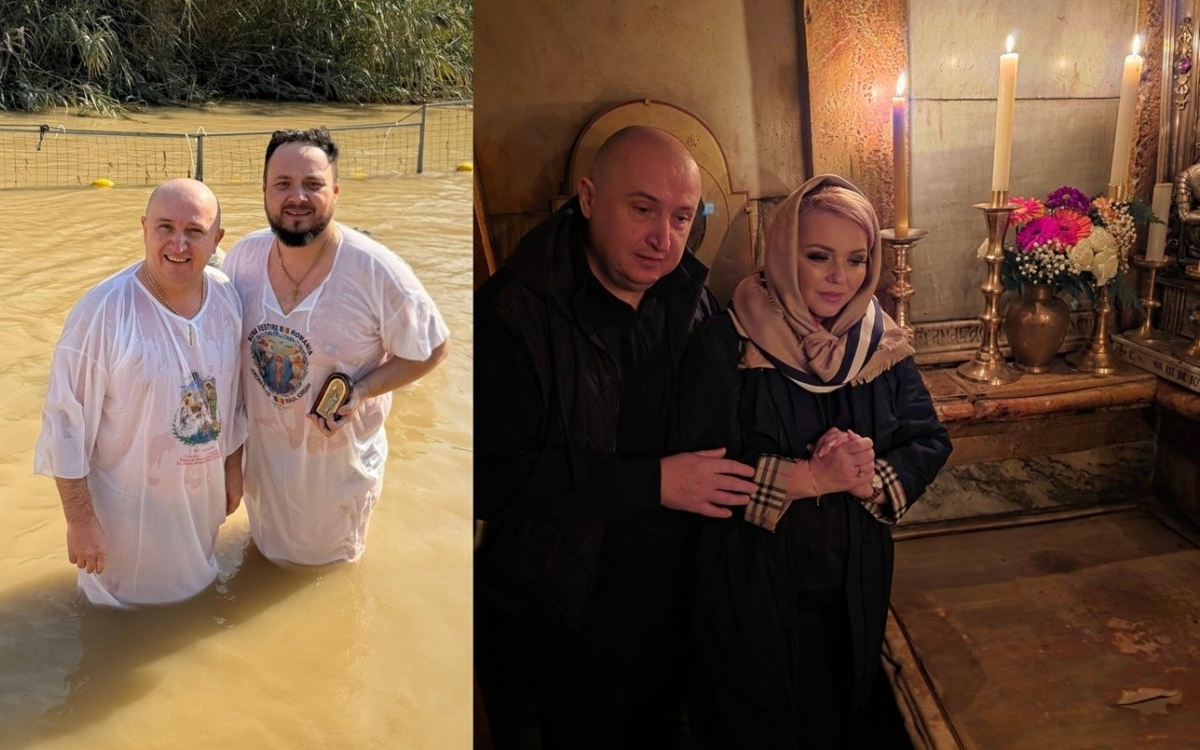 Lupu Rednic s-a botezat în apa Iordanului la 56 de ani. Ce a simțit când a ajuns în Țara Sfântă