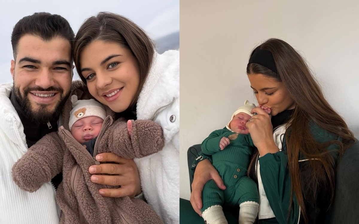 Imaginile care au topit internetul! Ce simpatic este băiețelul Denisei Coțolan și al lui Iancu Sterp