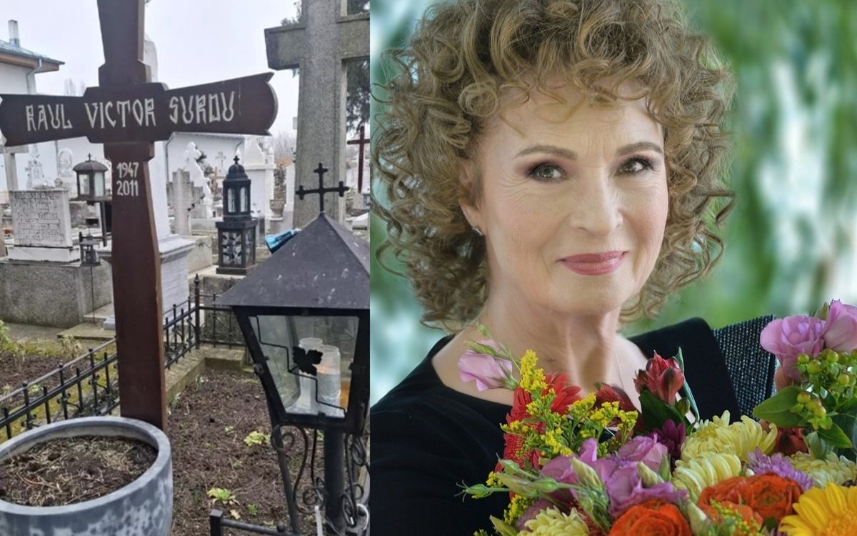 Angela Similea nu și-a uitat fostul soț. Încă vizitează mormântul lui Victor Surdu, chiar dacă au trecut mai bine de 15 ani de la moartea lui