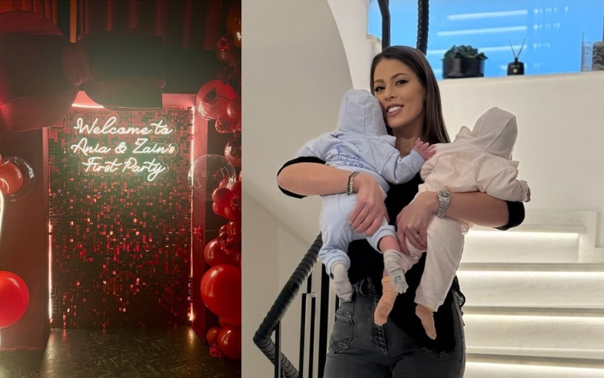 Roxana Nemeș și-a creștinat gemenii. Ce petrecere frumoasă a organizat pentru Ania și Zain