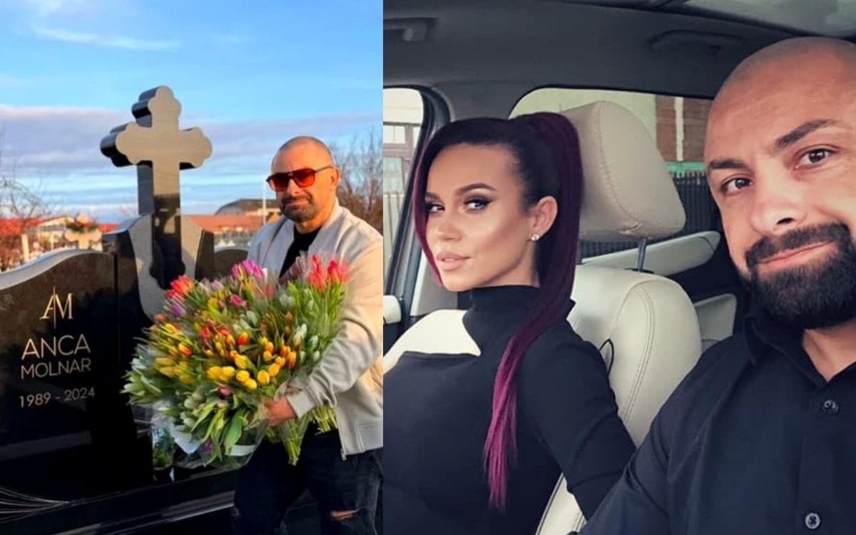 Claudiu Molnar, gest extrem de emoționant la mormântul regretatei Anca Molnar, chiar de Ziua Îndrăgostiților