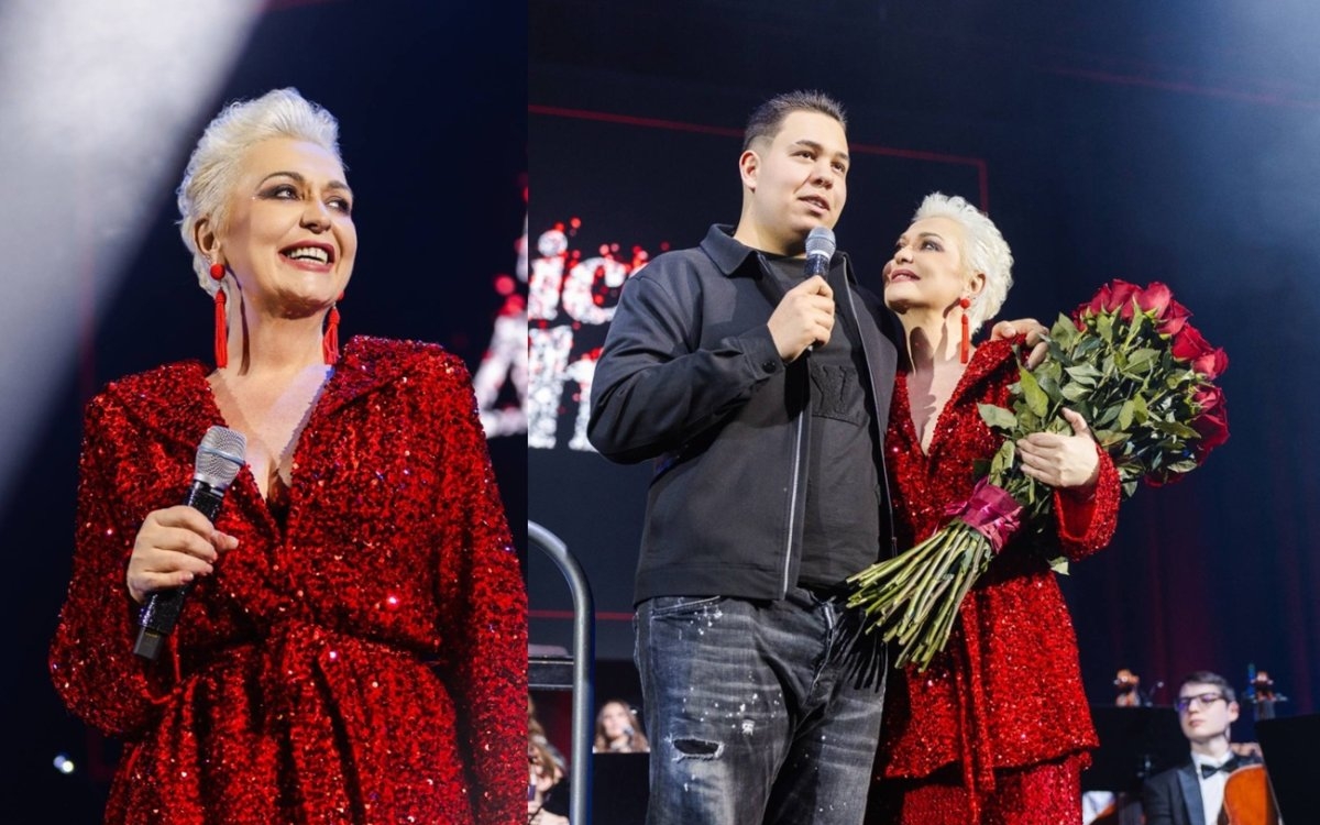 Fiul Monicăi Anghel, moment emoționant la concertul mamei sale. Cum a apărut Aviv pe scena de la Sala Palatului: „Este o onoare să-i pot spune Monicăi Anghel mamă”