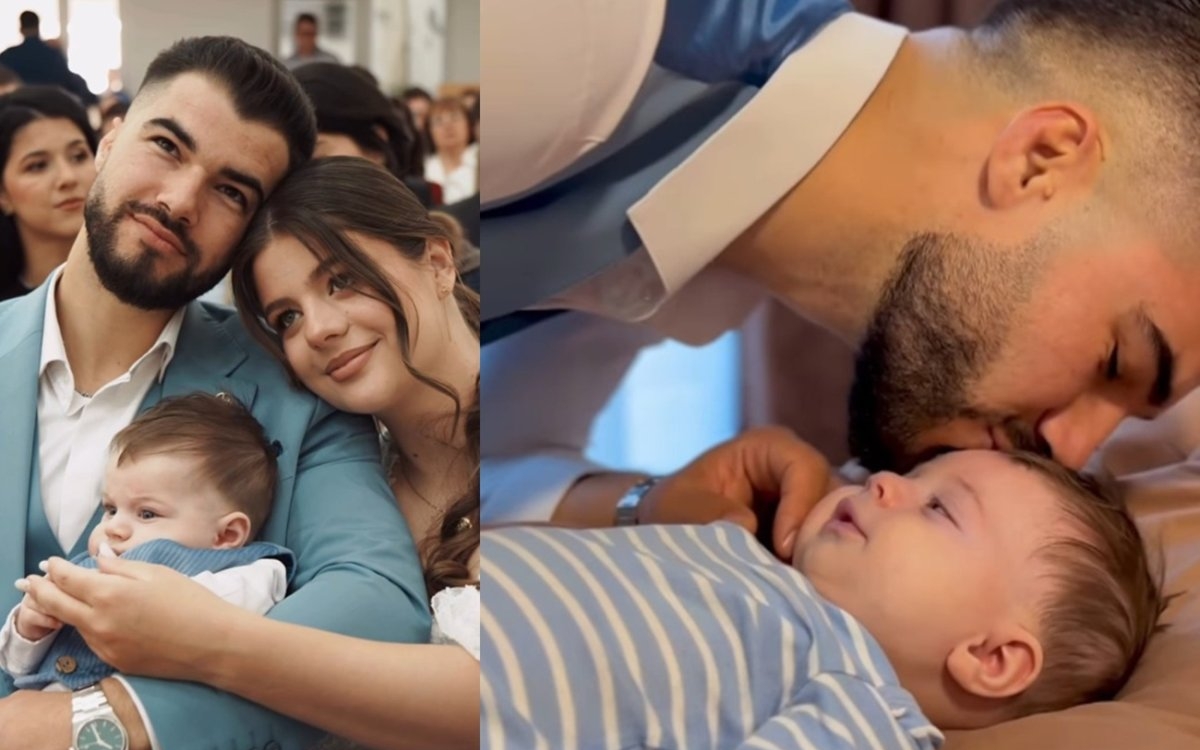 Denisa și Iancu Sterp, ținta comentariilor răutăcioase după ce și-au binecuvântat copilul în altă religie și nu l-au mai botezat creștinește. "Copilul ăsta e păgân"