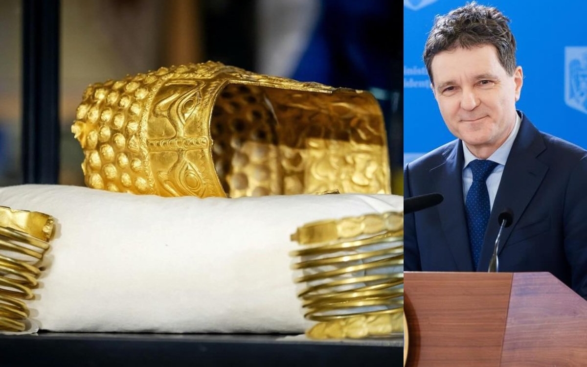 Mesajul lui Nicușor Dan după ce Coiful de la Coțofenești a fost recuperat. „Tezaurul național este parte a identității noastre istorice"