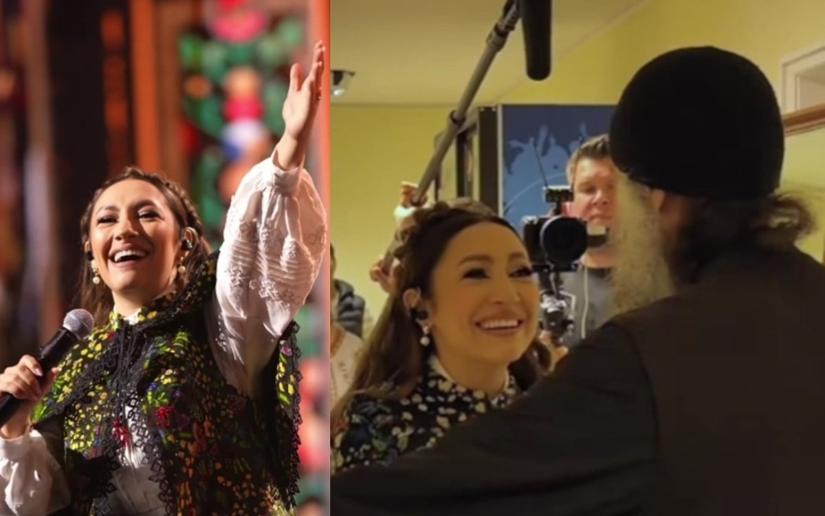 Andra Măruță a avut parte de o surpriză de proporții înainte de concertul "Tradițional". A spus rugăciunea "Tatăl nostru" în culise, alături de părintele Pimen