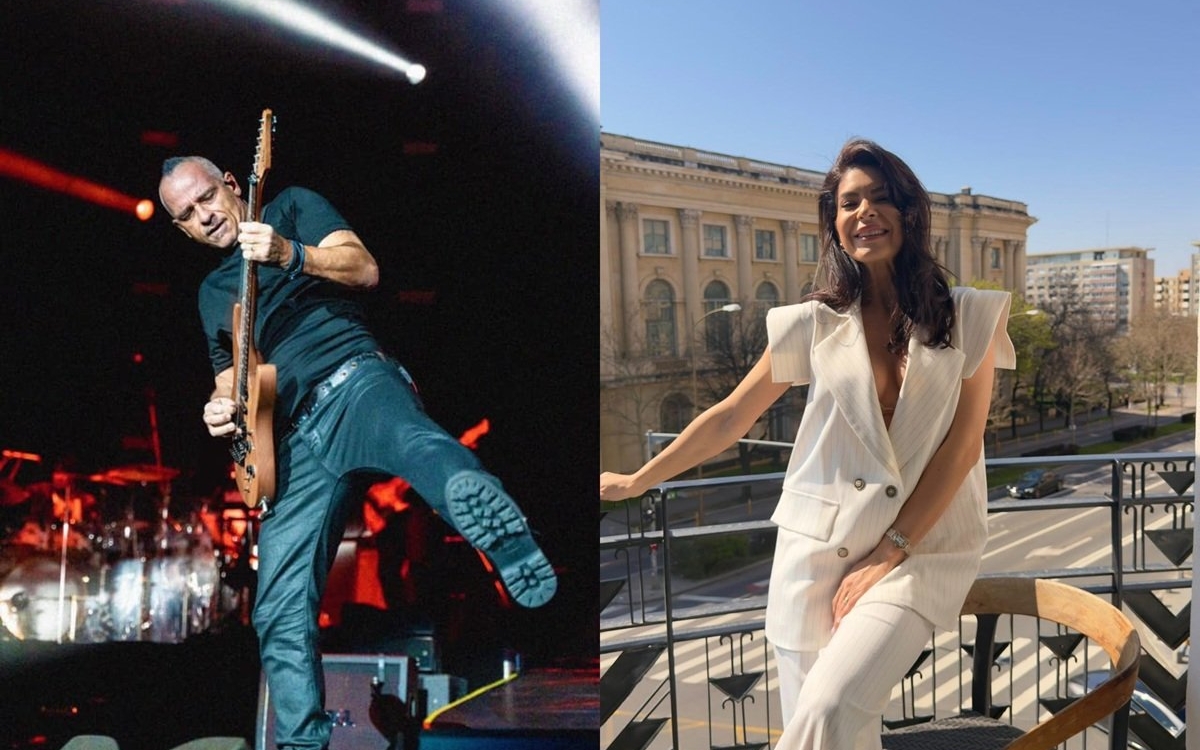 Ramona Bădescu, surprinsă în culise la concertul lui Eros Ramazzotti din București. „Suntem prieteni buni"