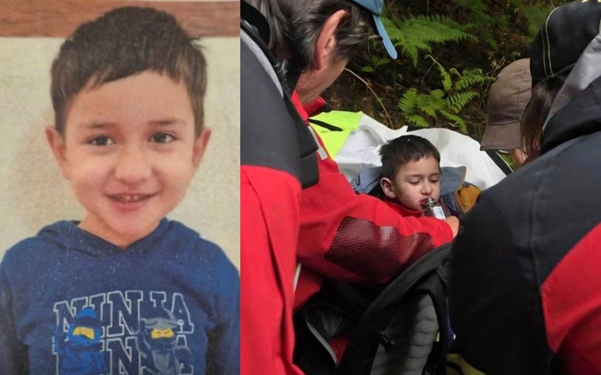 Alexandru, copilul de 5 ani din Sibiu, dispărut timp de 3 zile, a fost găsit după ce a supraviețuit la zero grade. Momentul în care a fost găsit de un salvator în pădure