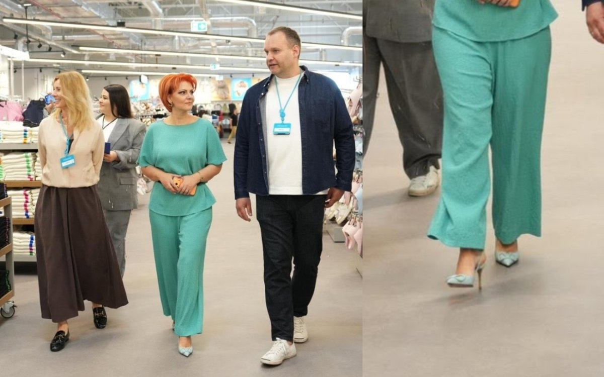 Lucian Mîndruță, atac la adresa Olguței Vasilescu după ce a apărut cu o pereche de pantofi de aproape 900 de euro la inaugurarea unui magazin accesibil: „Sfânta inadecvare”