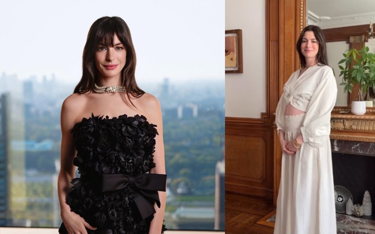 Anne Hathaway este însărcinată pentru a treia oară, la 43 de ani