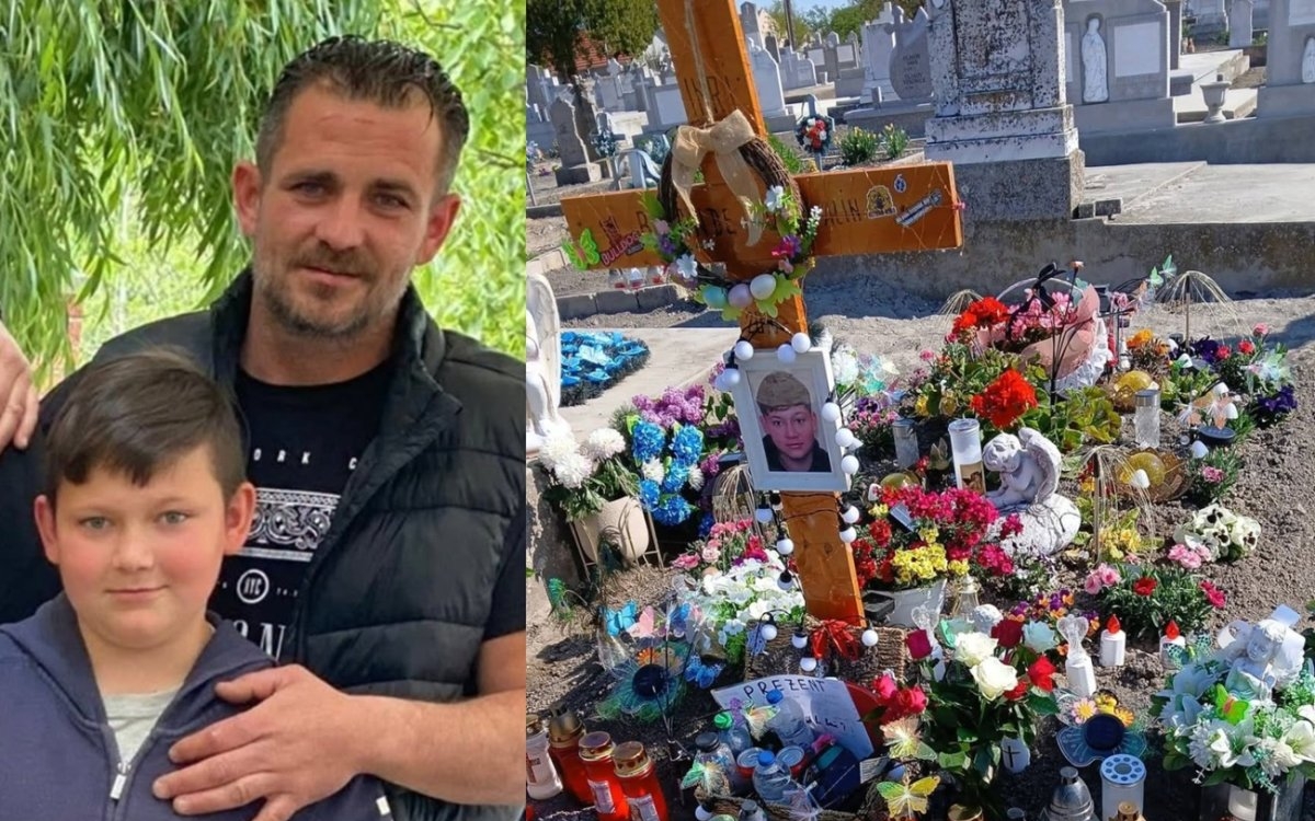 Tatăl lui Mario Berinde, adolescentul din Timiș ucis de prieteni, a fost eliberat din închisoare. Imaginile durerii cu el la mormântul copilului său
