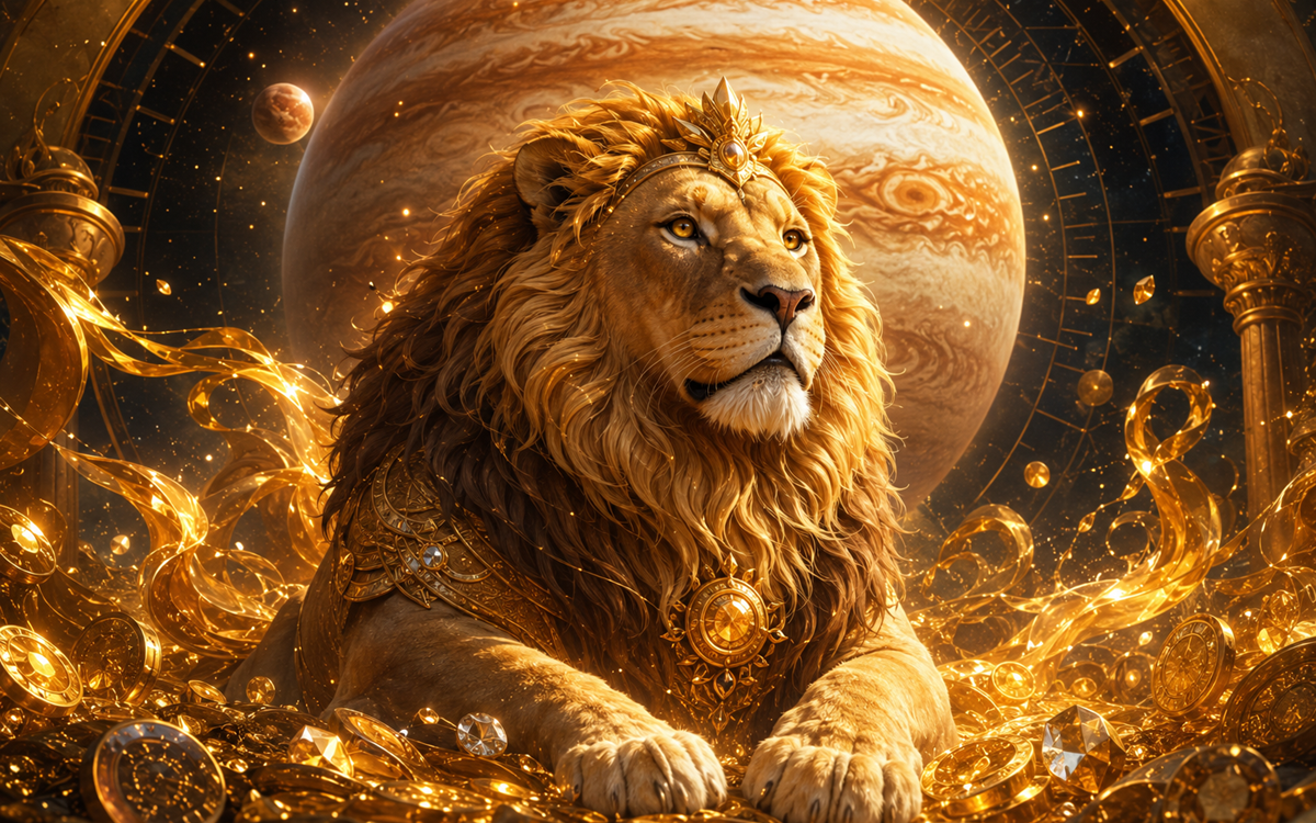 Începe era prosperității pentru 4 zodii! Favoritele lui Jupiter în Leu la bani până în decembrie