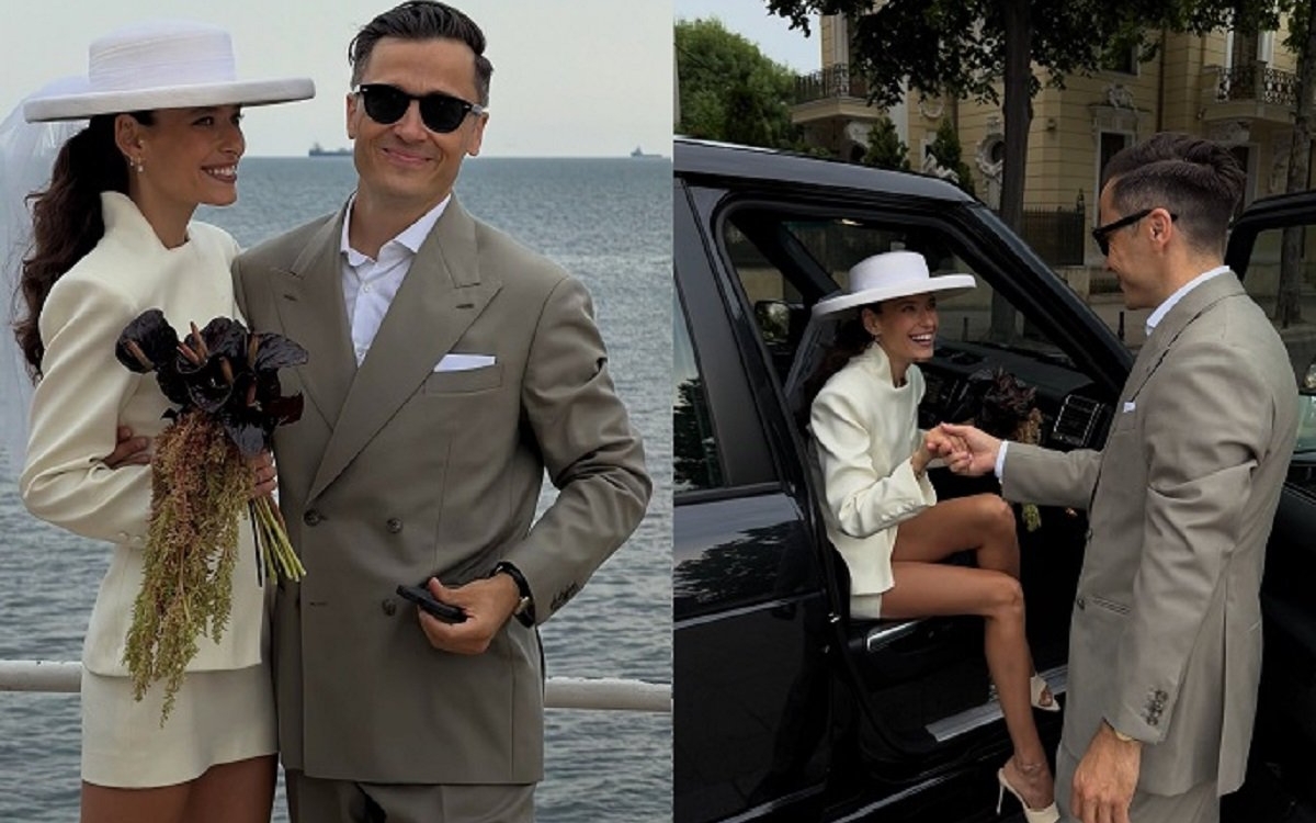 Alice Peneacă s-a căsătorit cu Dragoș Caliminte pe malul mării. Ce ținută deosebită a ales modelul